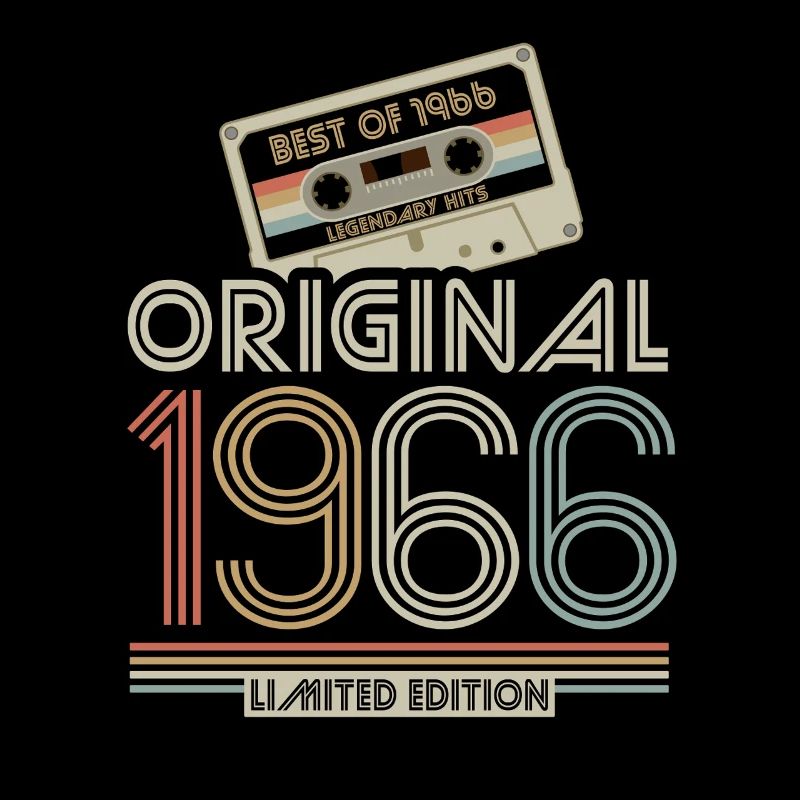 Édition limitée Original 1966 Cassette rétro