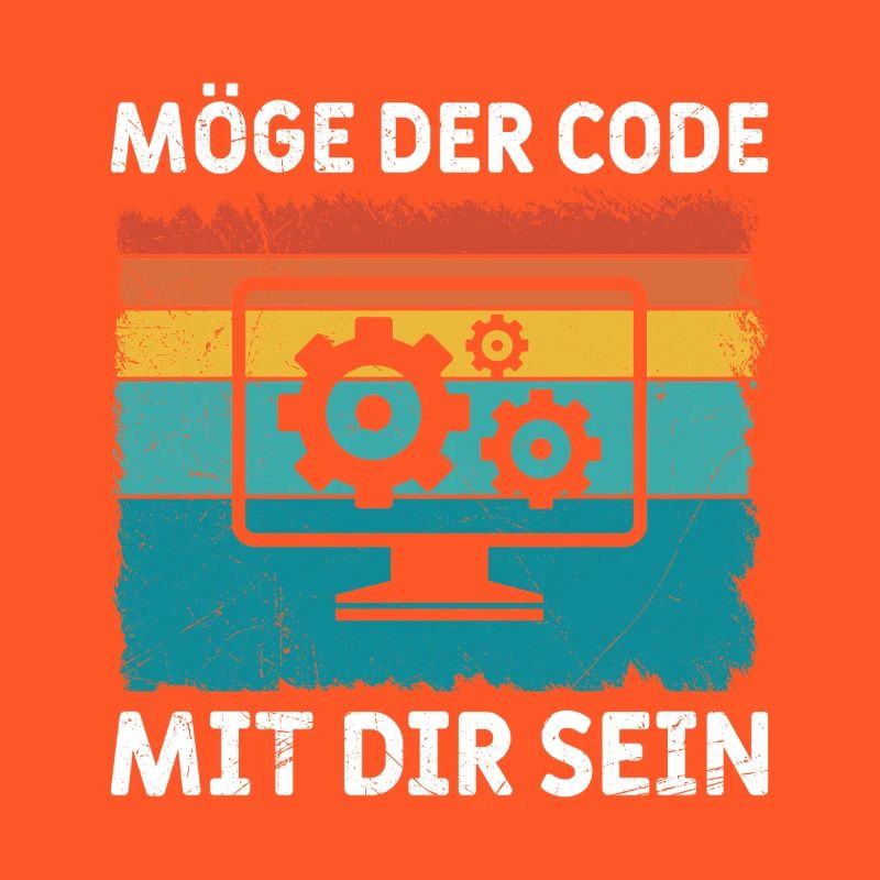 Nerd Computer MAY THE CODE BE WITH YOU FUNNY