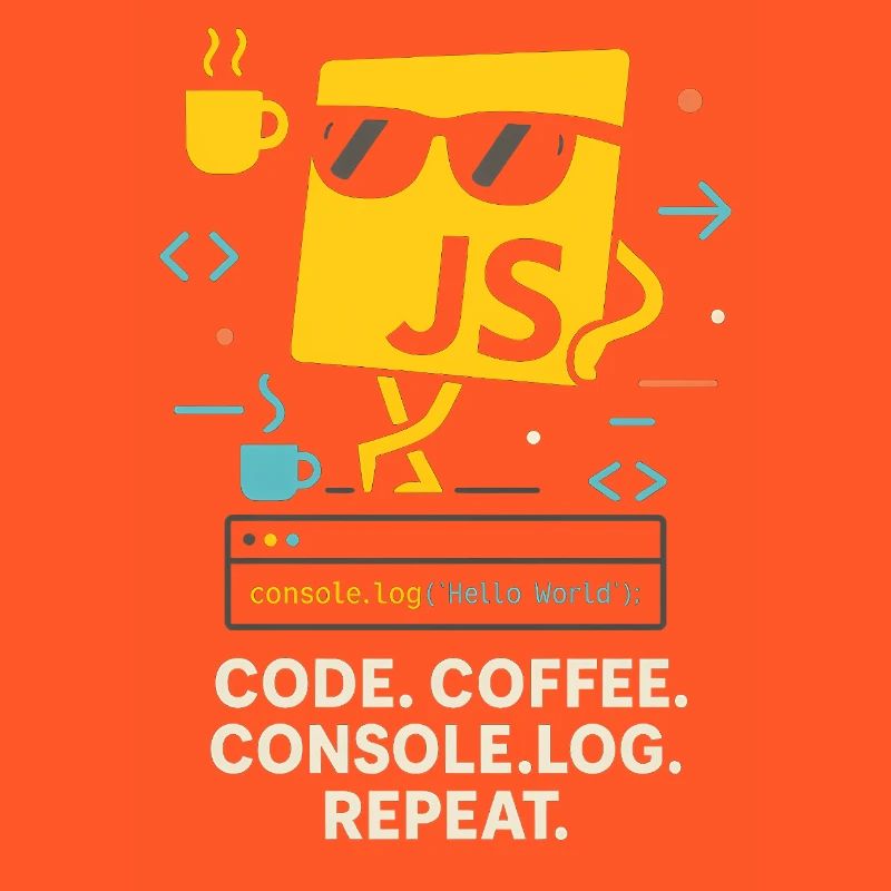 Code Coffee Console.log Repeat JavaScript Program