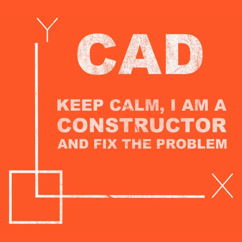 CAD Keep Calm Constructor Engineering