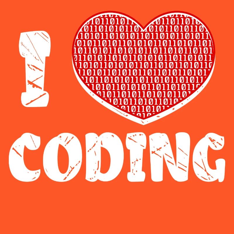 Developer Herz Coden Statement Programmierer