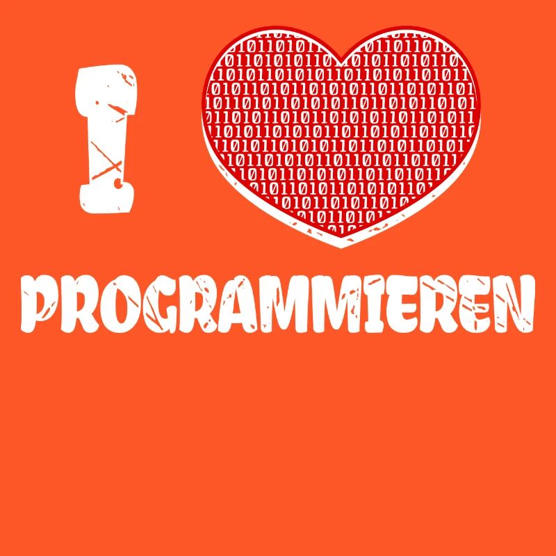 Developer Herz Programmierer Statement Informatik