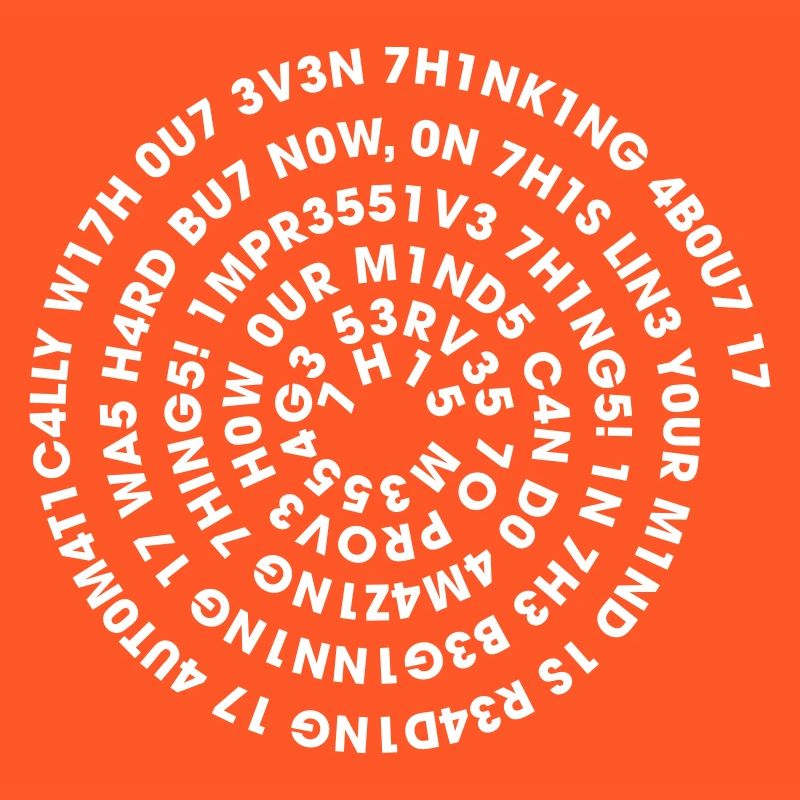 Spirale Leetspeak – Nerd Code 1337 Geek Design