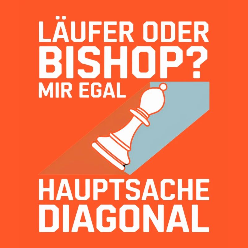 Läufer oder Bishop? Diagonal-Humor