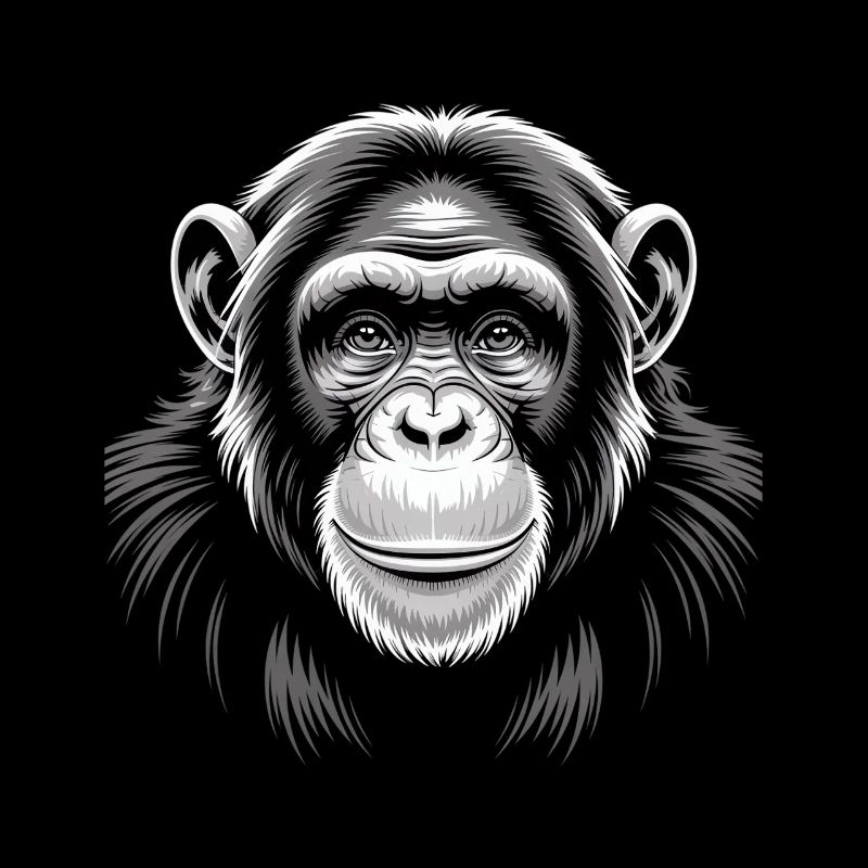 Affe Schimpanse