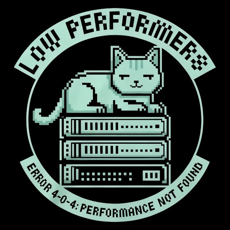 Low Performers Cat Server Pixel Art