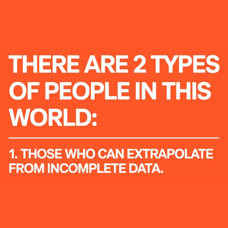 Statistics Analysis Data Science Extrapolation