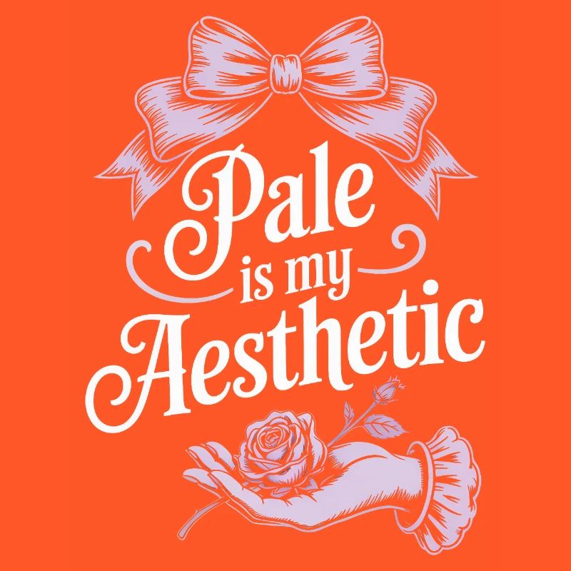 Pale Aesthetic Script with Bow