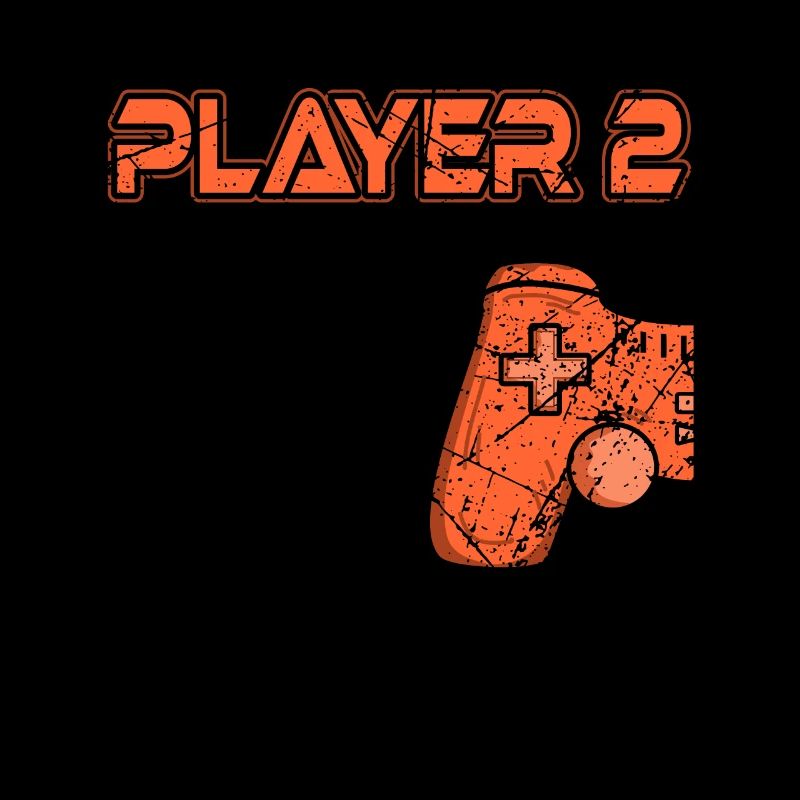 Partnerlook Pärchen Paar Partner Player 2