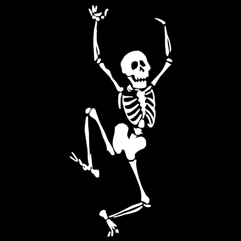 Dancing skeleton