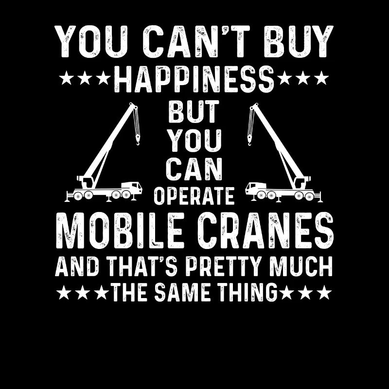 Mobile crane driver