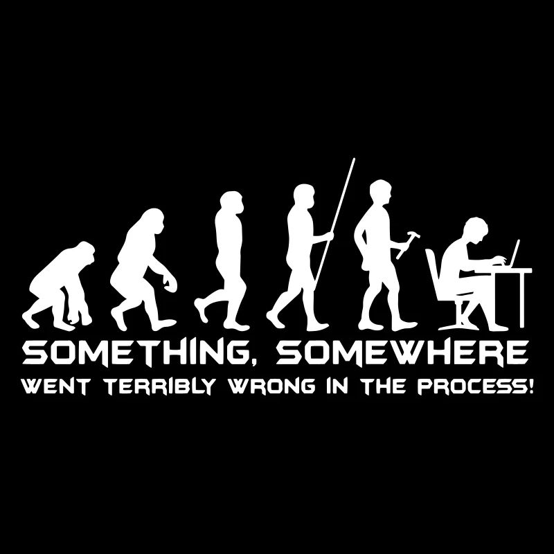 Evolution des Menschen Nerd Geek Computer Geschenk