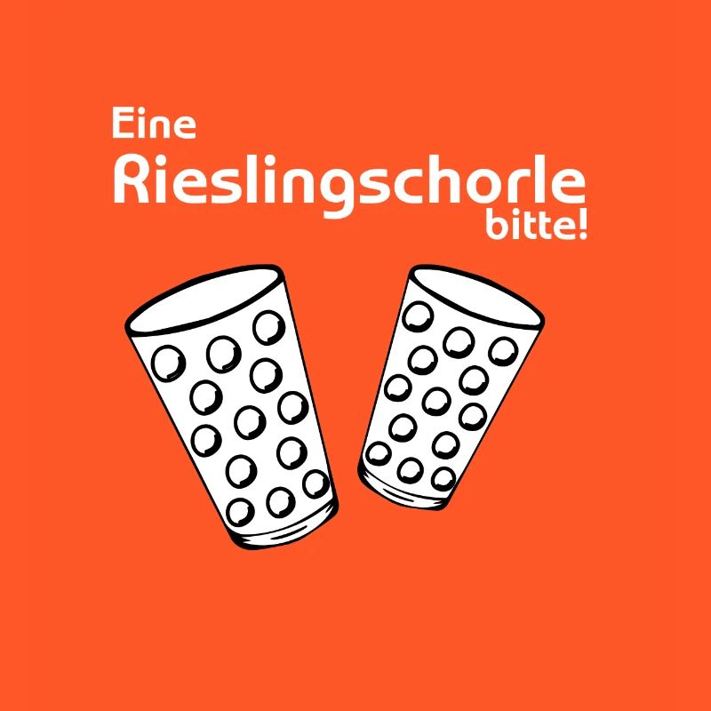Eine Rieslingschorle bitte!