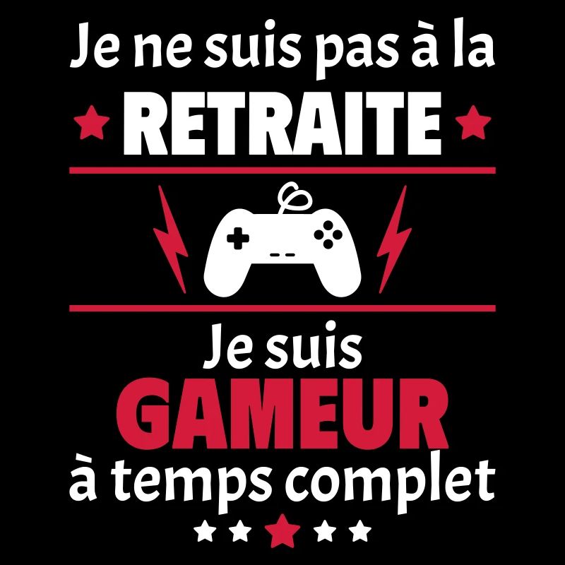 Pas à la retraite gameur à temps complet, noël