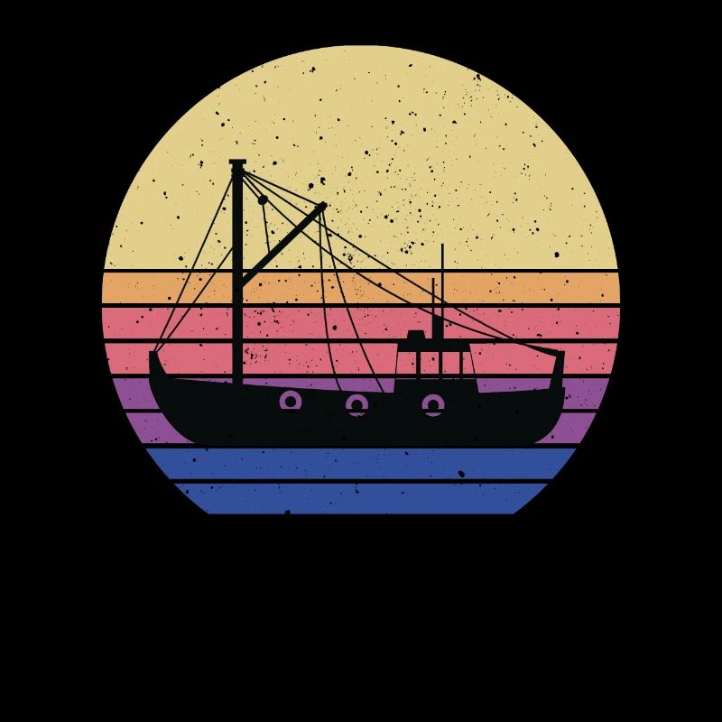 Fischkutter Retro Design