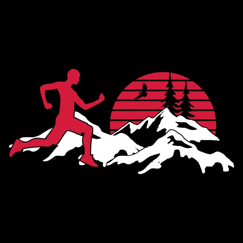 Trail Runner running jogging Jogger terrain