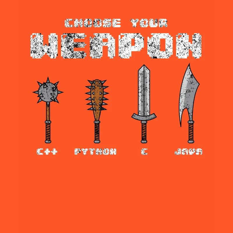 C ++ Phyton C Java Software Programmer Coder Joke