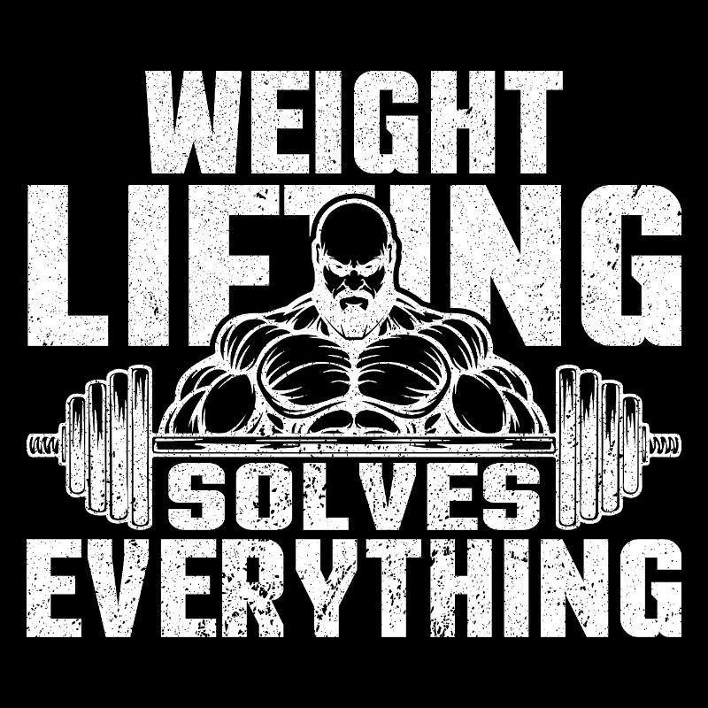 Weightlifting Solves Everything Bodybuilder Shirt