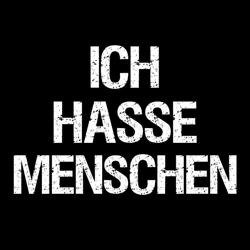 Ich hasse Menschen lustig Geschenkidee