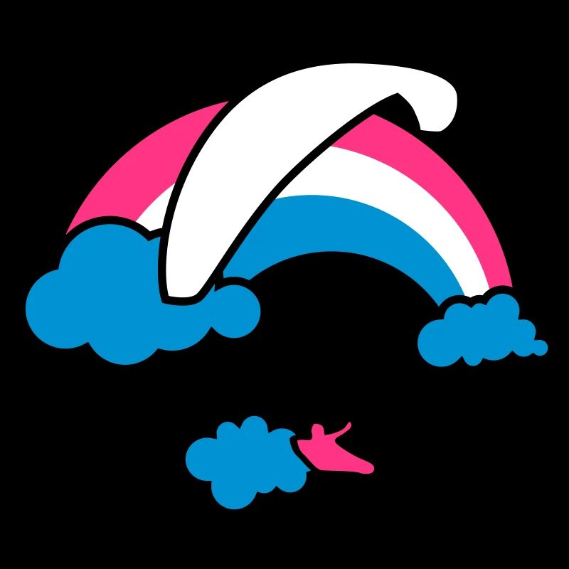 Rainbow & Clouds Paragliding
