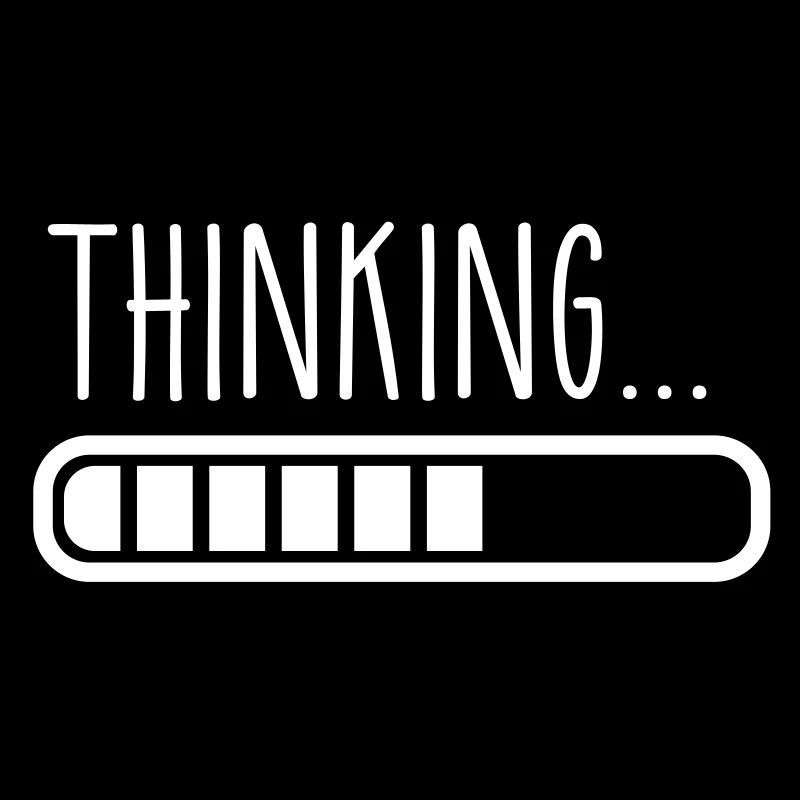 loading laden thinking denken