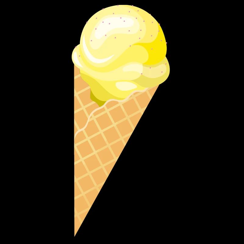 Kugel Vanille Eis Geschenk Idee