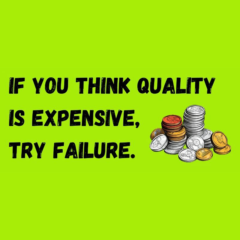 If you think quality's expensive, try failure.