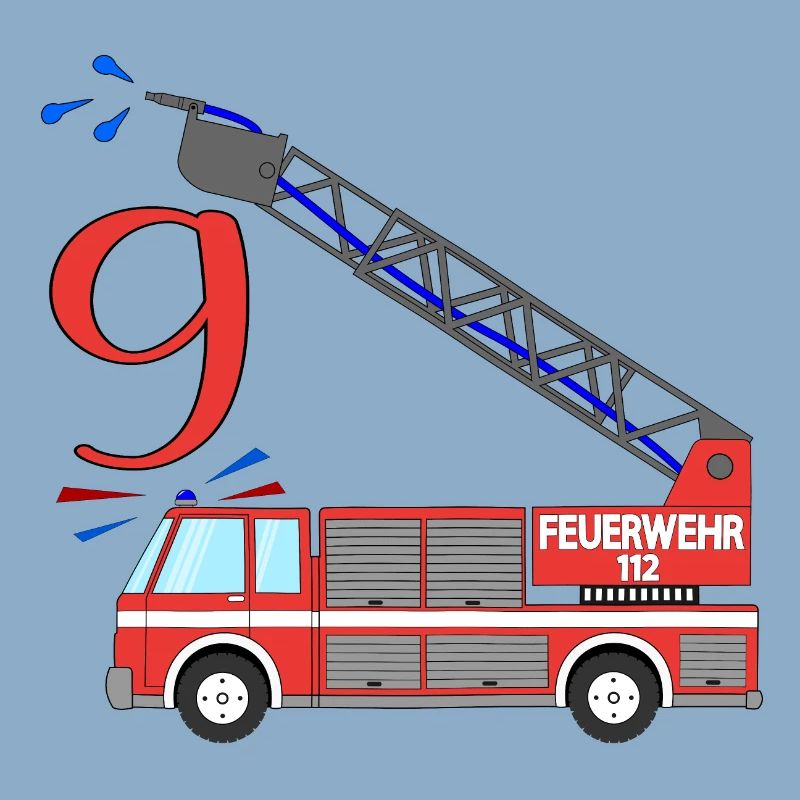 Fire engine 9th birthday