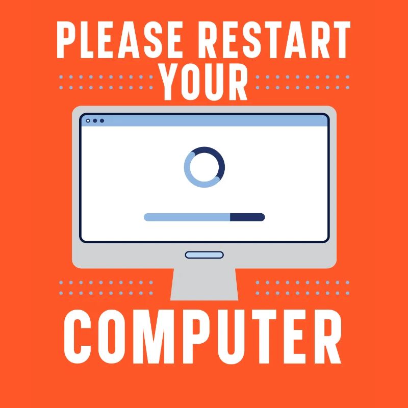 Please Restart Your Computer Coding Tech Support