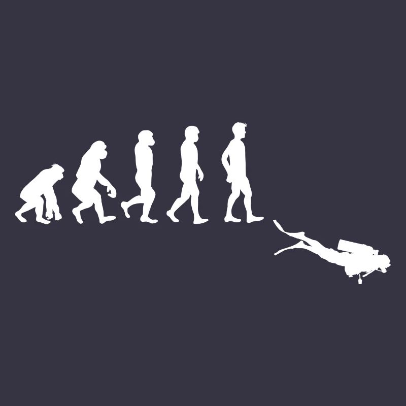 Diving Scuba Dive Evolution Evolution Funny