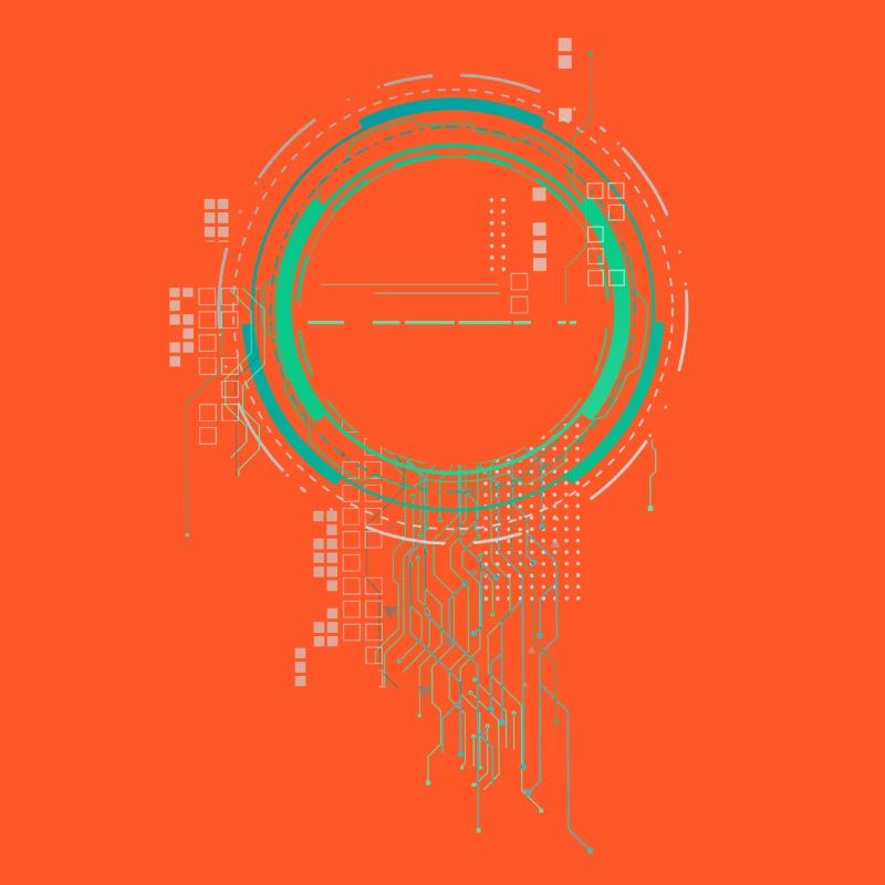 cpu pc platine raumschiff code nerd pc pixel coder