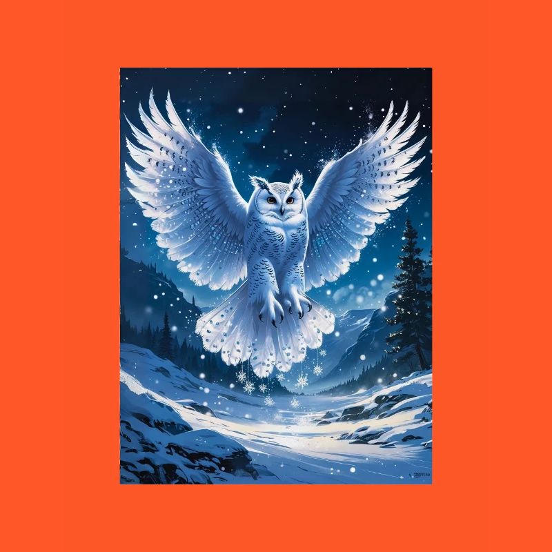 Schnee-Eule