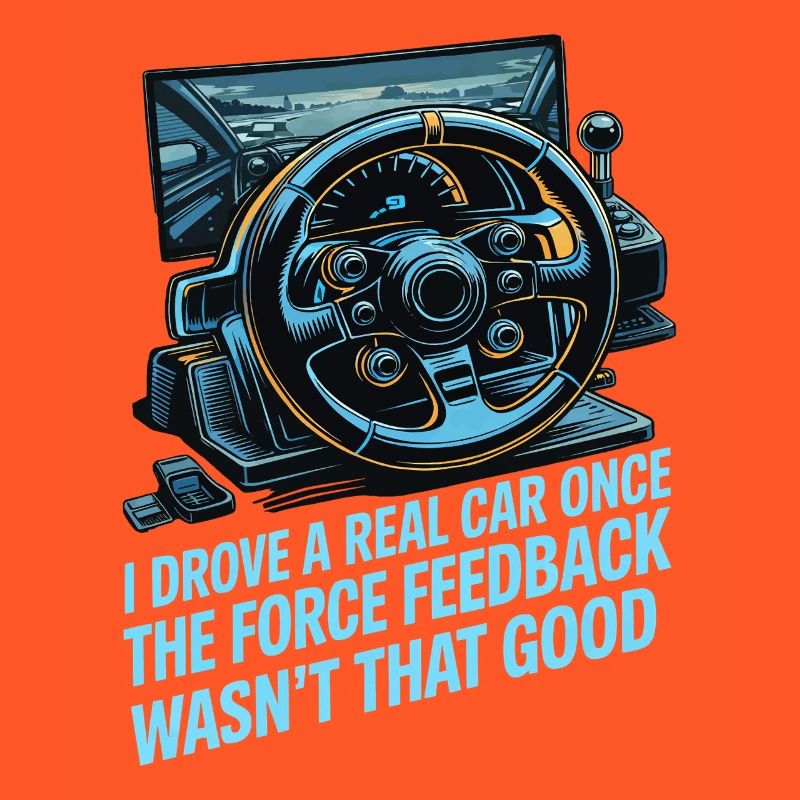 Ich bin einmal ein echtes Auto gefahren, das Force