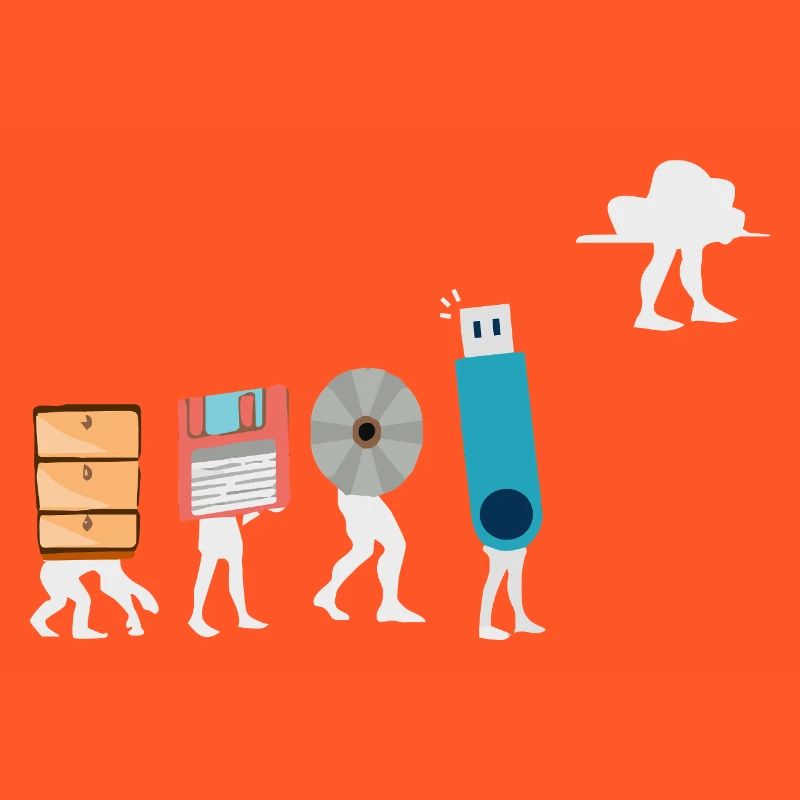 Cloud-Computing-Lustige Programmierer-Daten-KI-Software