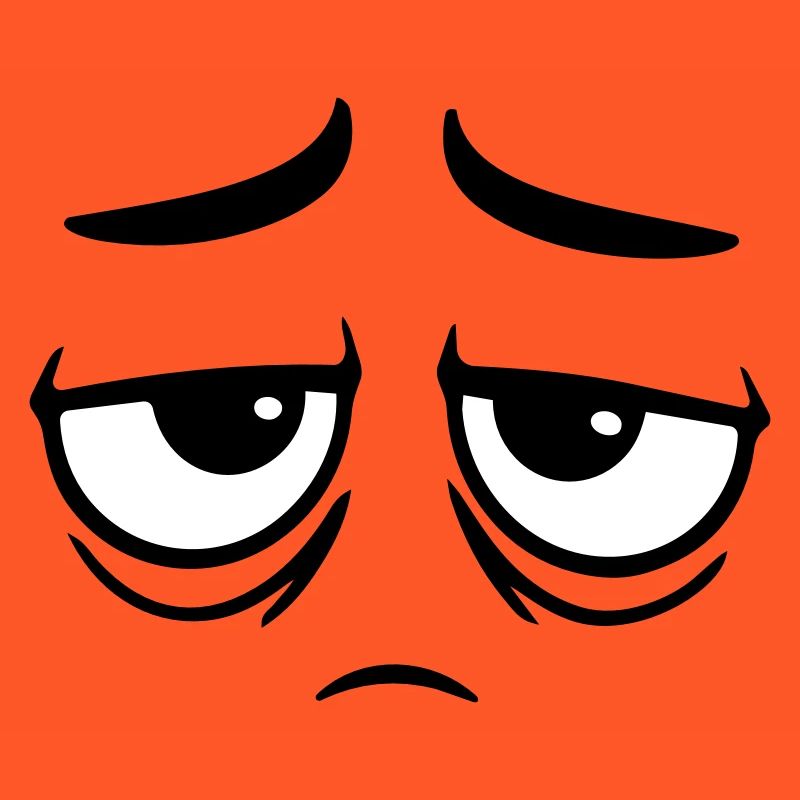 Grumpy sad disappointed face funny