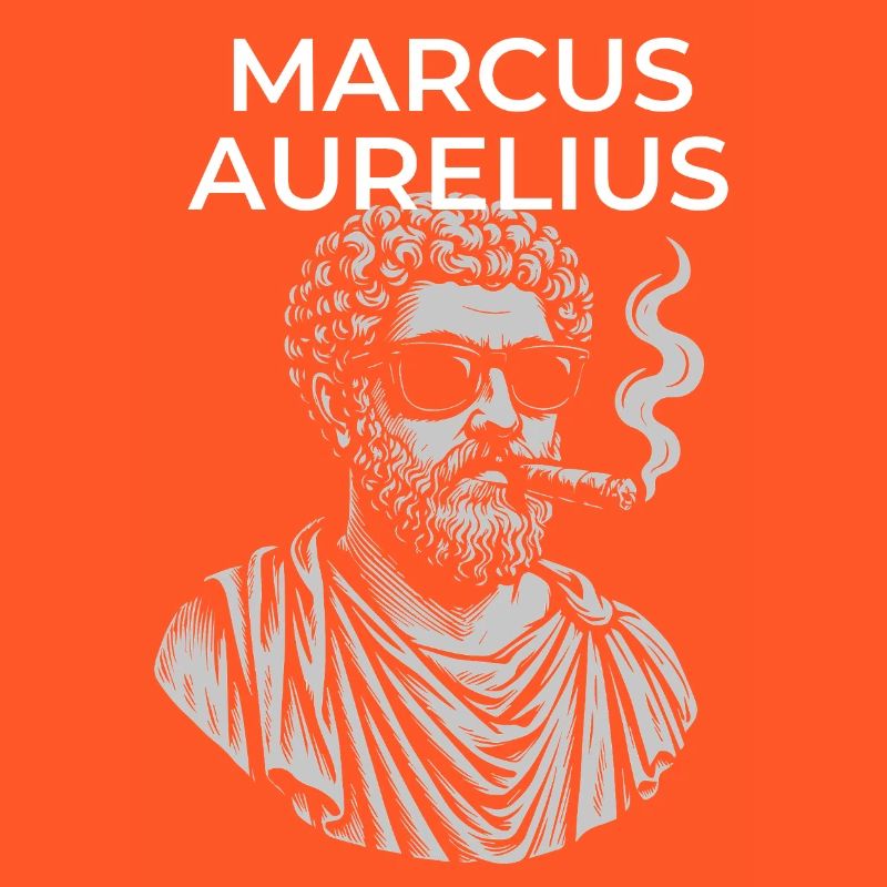 Marcus Aurelius Classical Philosopher Portrait 
