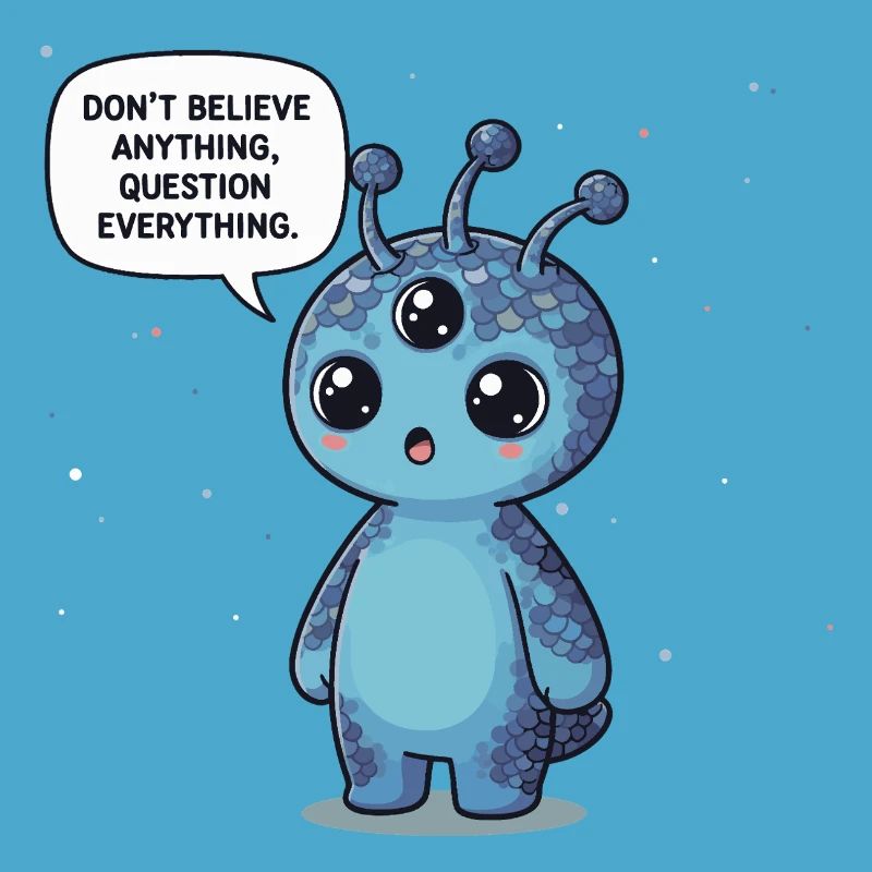 Cute Alien: Statement - Question everything