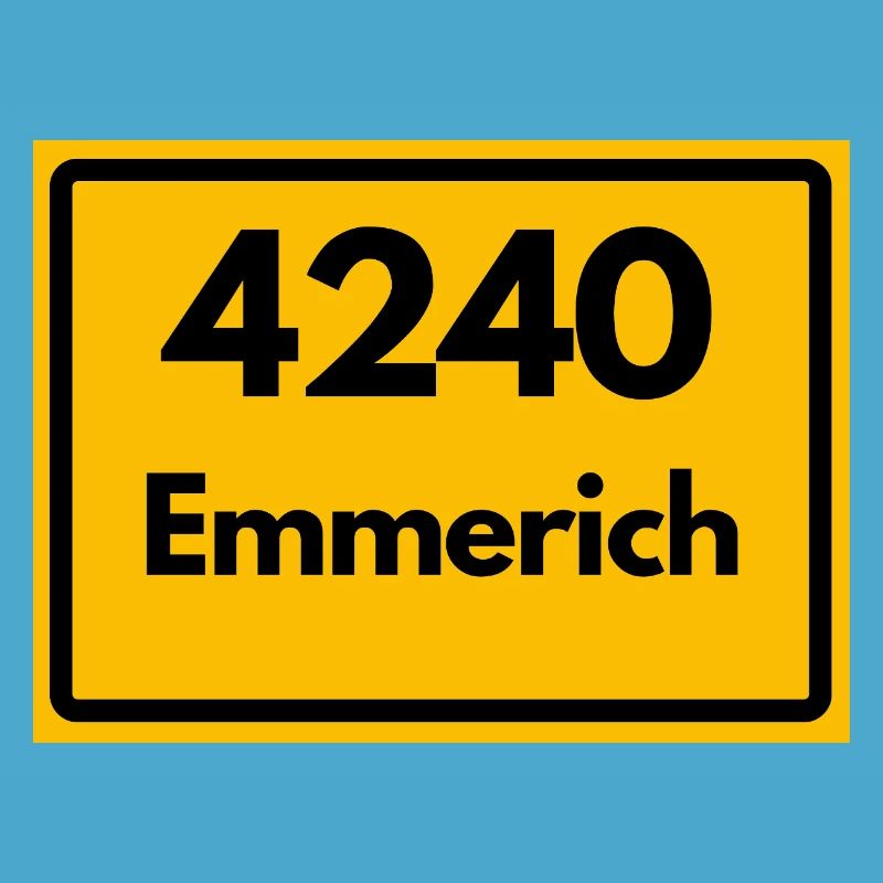 OLD POSTCODE POSTCODE RETRO 4240 EMMERICH – RHEIN