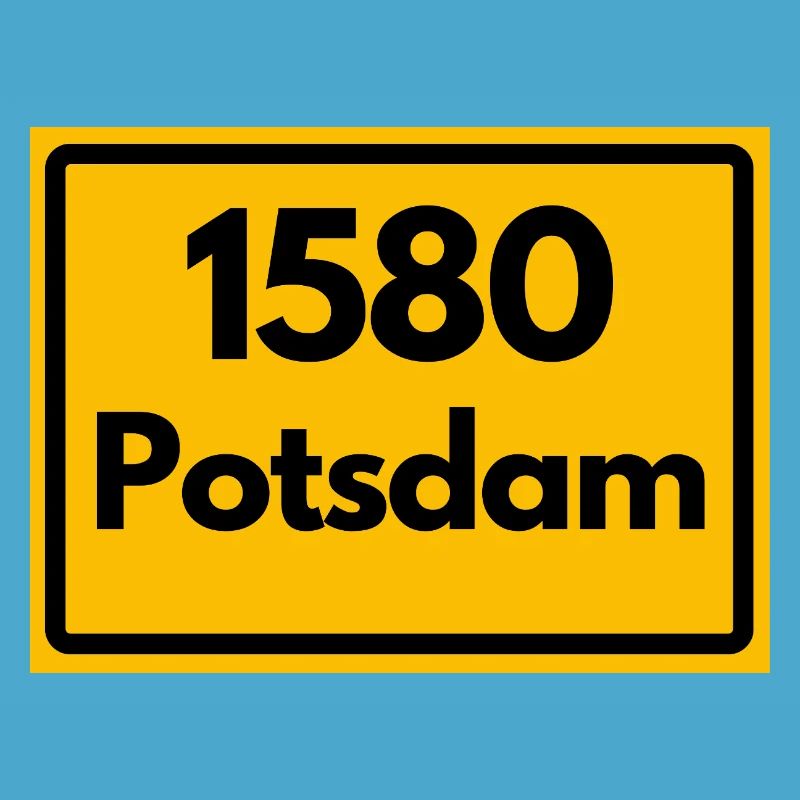 OLD POSTCODE POSTCODE RETRO 1580 POTSDAM HEIMAT