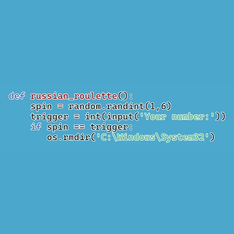 Python Russisches Roulette