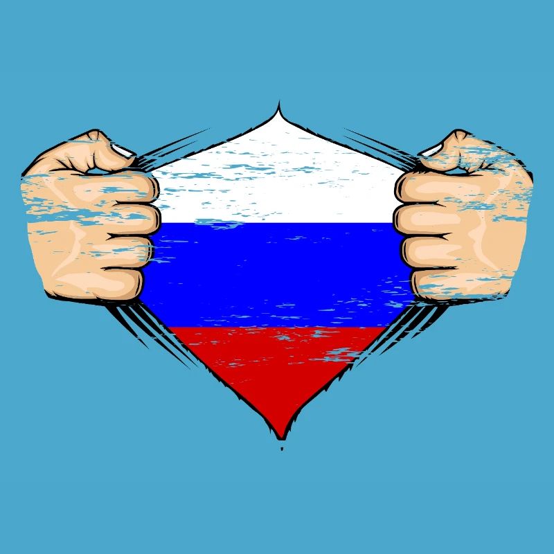 Conception du drapeau de la Russie utilisée