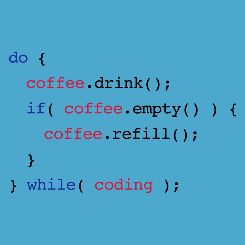 Code Coffee Refill Coding