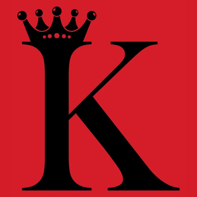 buchstabe K krone