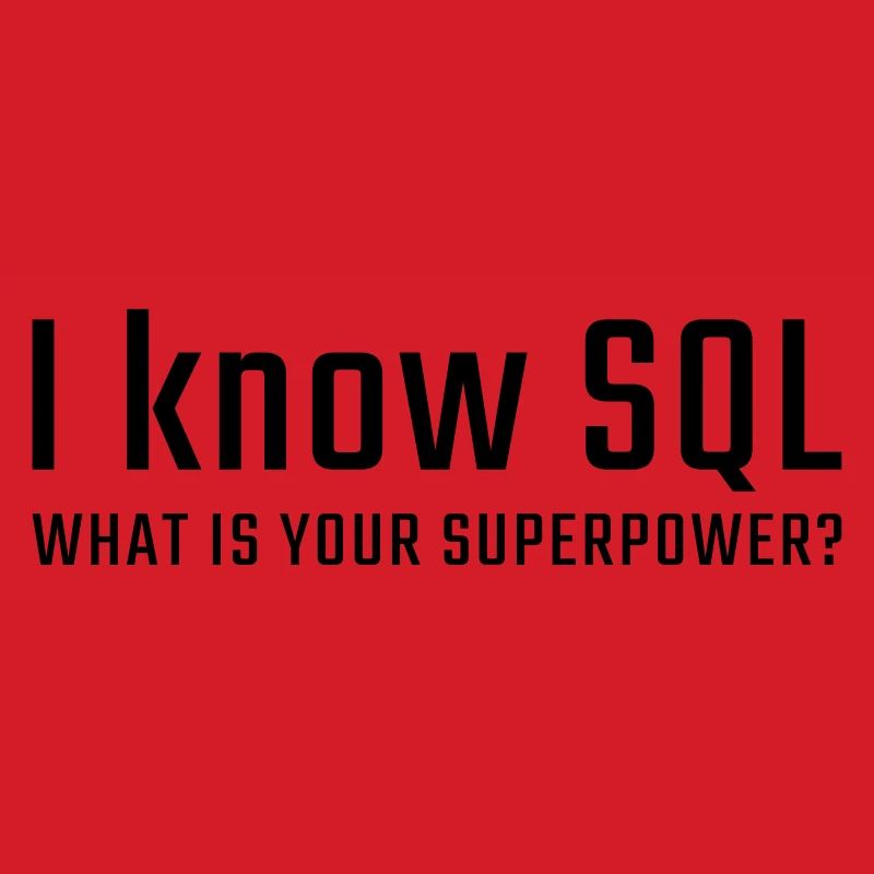 Je connais SQL