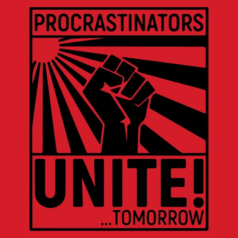 Procrastinators Black