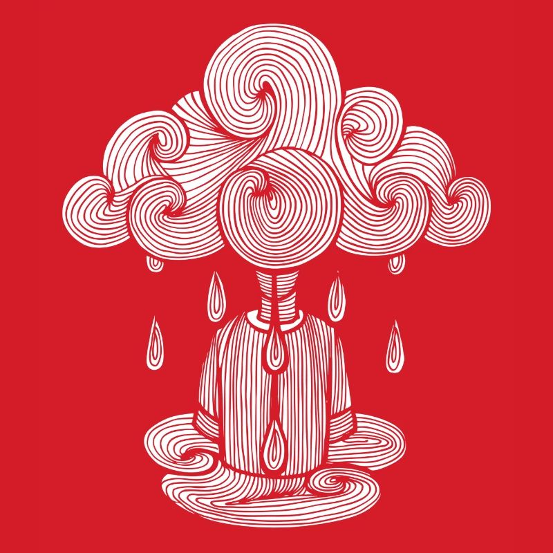 cloud, Monday cloud rain, Monday is bad ...