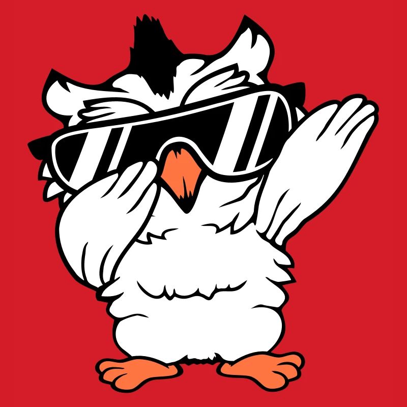 Owl Dabbing Dab Dance Pose Gesture Sunglasses Cute
