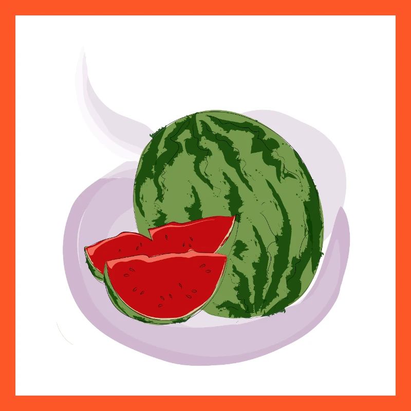 Pastèque rouge