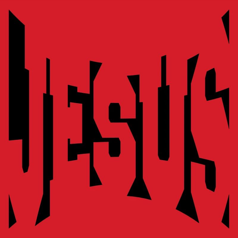cool logo design text jesus christus