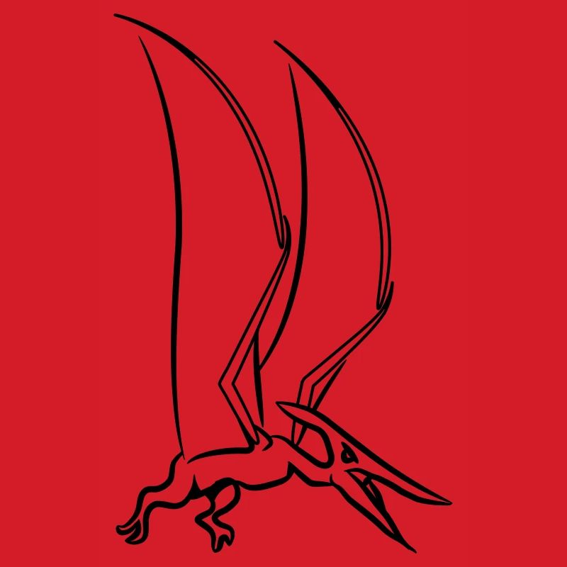 Saurian Pteranodon pterodactyl